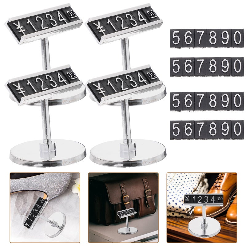 4Pcs Price Label Holder Retail Store Price Display Holder Supermarket Price Holders - Image 1