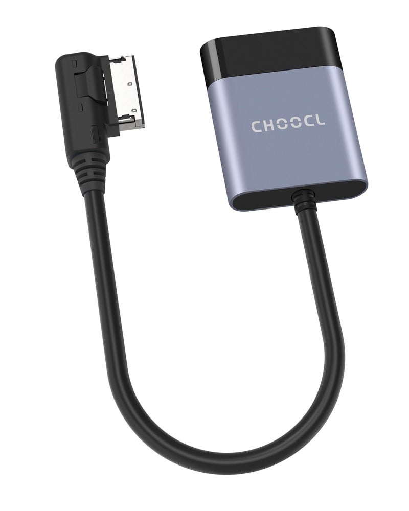 CHOOCL محول السيارة CHOOCL Bluetooth 5.0 aptX-HD متوافق مع Audi AMI MMI و Mercedes Media Interface و Volkswagen MDI Connector (A2-Audi2G) - Image 1