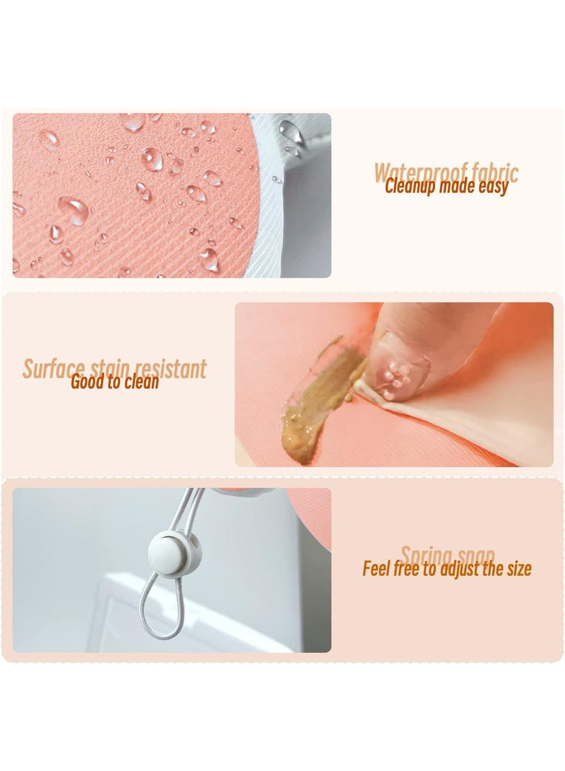 Generic Cat Cone Collar Waterproof and Soft Cone Collars for Cat Wound Healing Protective Cone After Surgery Elizabethan Collars for Kitten Pets Stop Licking Cat Recovery E Collar for Cats Collar for Small Dogs Cat Neck Cone Alternative for Cats Kittens(pink）  - Image 4