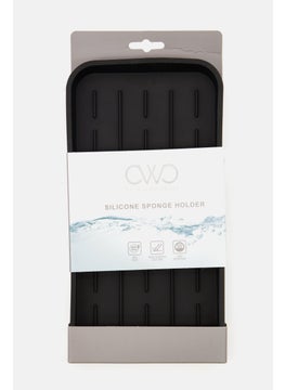 COOK WITH COLOR Silicone Sponge Holder, Black  - Image 1