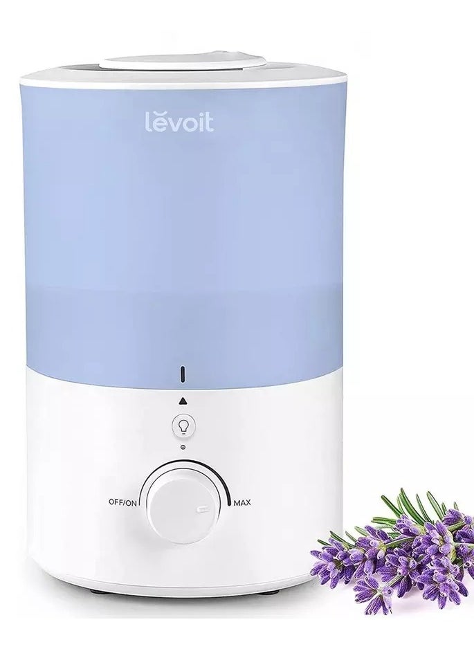 LEVOIT Dehumidifier Cool Mist Top Fill 3L Water Tank with Essential Oil Diffuser White 