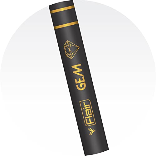 FLAIR Creative Series Gem 2B Graphite Pencil Tumbler | Extra Dark Pencil | Black Matte Finish Body | Lightweight With Comfortable Grip | Pack of 50 Pencils - Image 4