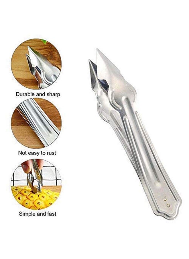 Arto Stainless Steel Pineapple Eye Remover Tool - Eye Peeler, Practical Seed Remover Clip Slicer Clip Fruit Kitchen Tool (1Pc) - Image 5