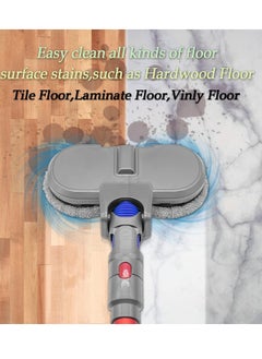 SYOSI Vacuum Cleaner Attachment, Electric Mop Head for Dyson V7/V8/V10/V11, Wet & Dry, Hardwood Floor  - Image 2