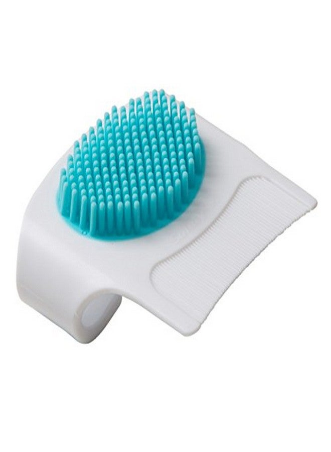 Safety 1st Cradle Cap Brush and Comb , White/Blue - Image 2