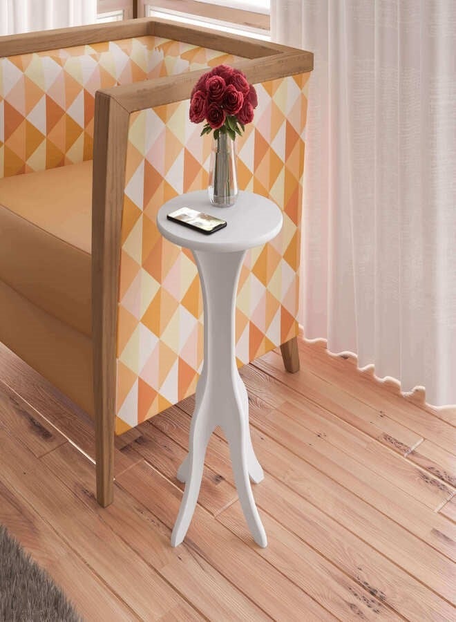 Pilati End Table Small White color51.5x30x30 cm  - Image 1