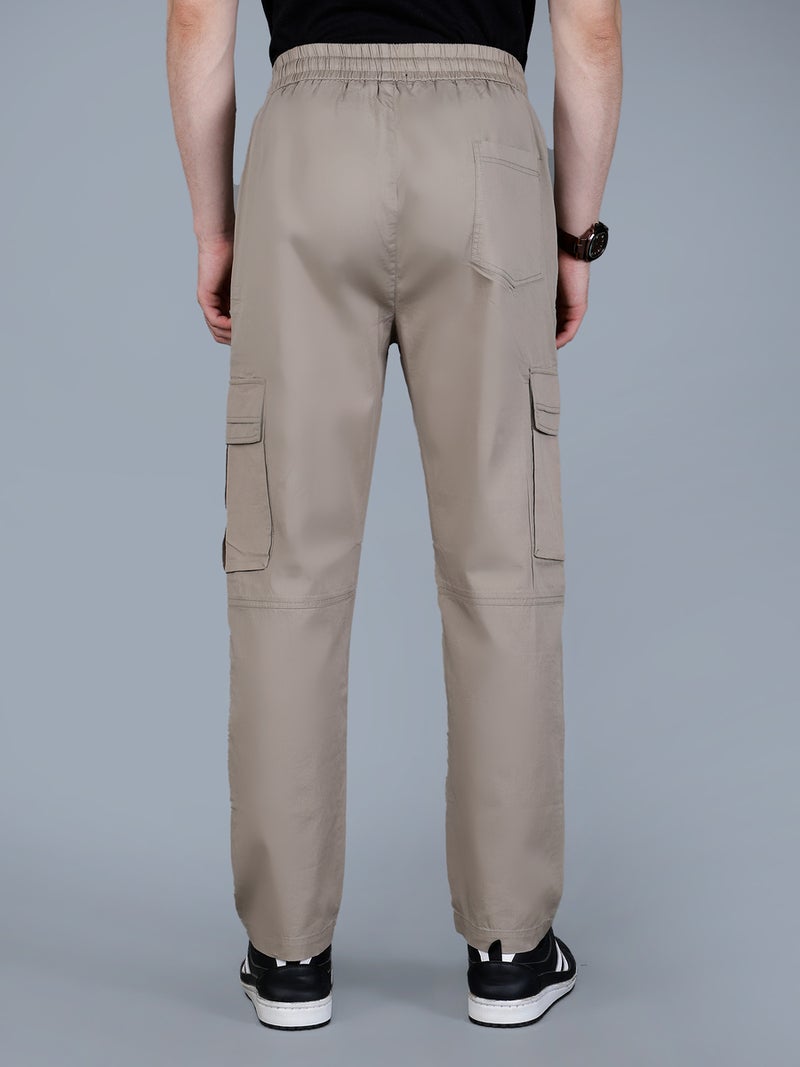 فورت كولينز بنطلون كارجو رجالي سادة مع رباط - Image 5