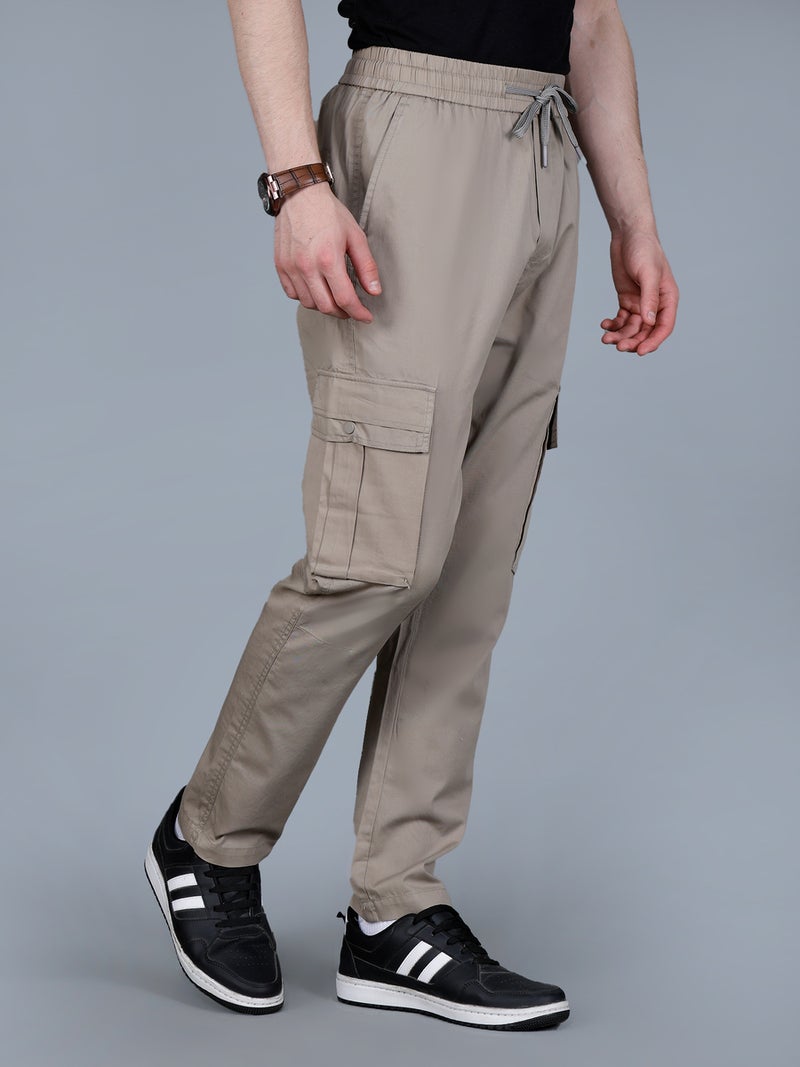 فورت كولينز بنطلون كارجو رجالي سادة مع رباط - Image 3