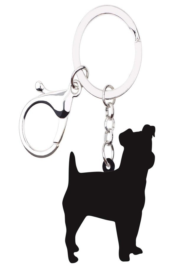 DUOWEI Cute Jack Russell Dog Keychain Acrylic Puppy Pets Keyring Car Purse for Women Teen Girls Charm Gifts (Brown) - Image 5