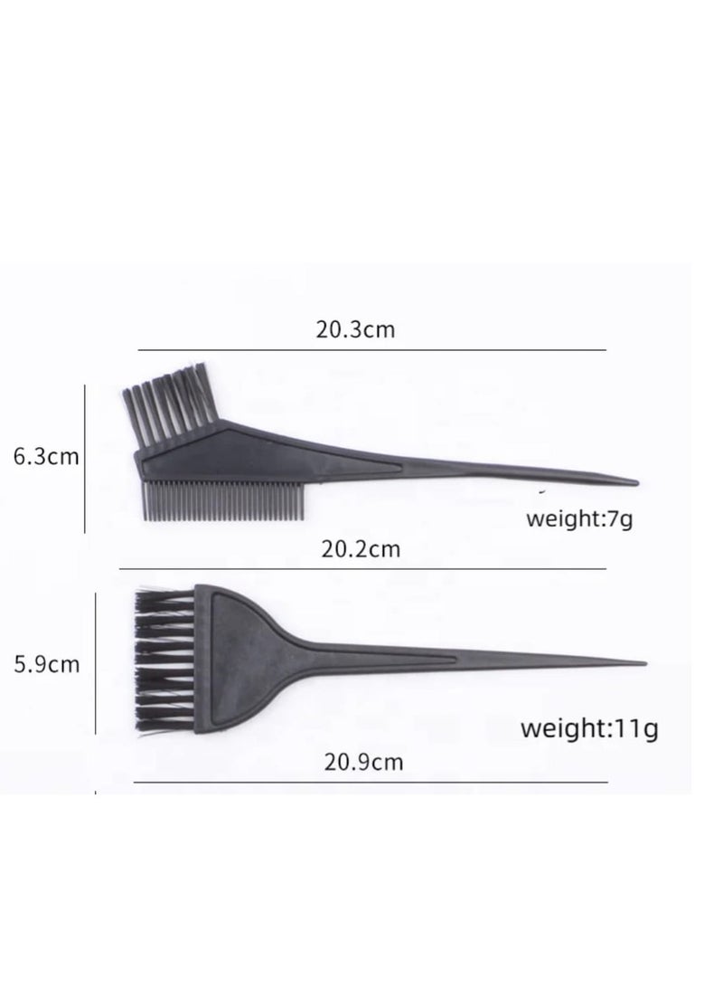 Professional Hair Dye Brush Kit,3 pieces with Mixing Bowl, Black 20.3cm Lenght - Image 3