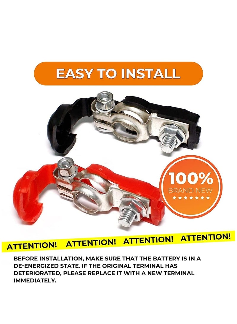 Loquat Negative  Positive Battery Terminals，Clamps Connectors Applicated in Car,Van and More - Image 4