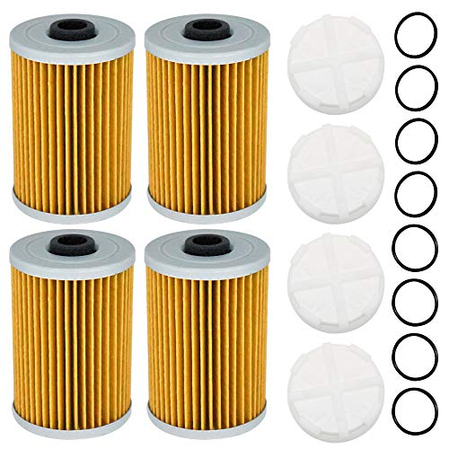 DEF مجموعة فلتر الوقود وقرص التصفية 35-8M0093688 866171A1 8M0093688 35-892665 لمحركات ميركوري مارين ميركروزر مع مبرد الوقود جين III 3، 4 قطع - Image 1