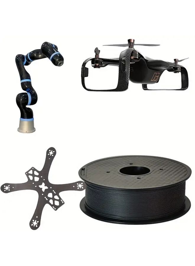 1.75mm PA Carbon Fiber Filament 2.2LB for Auto Parts Drone Parts - Image 2