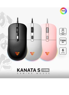 FANTECH Fantech VX9S  RGB Wired Gaming Mouse, 60 IPS Speed / 20G Acceleration, Adjustable 400 - 7200 DPI  DPI Optical Sensor,10 million Clicks, RGB Lighting Effects, 6 Programmable Buttons Gaming Mice  - Image 5