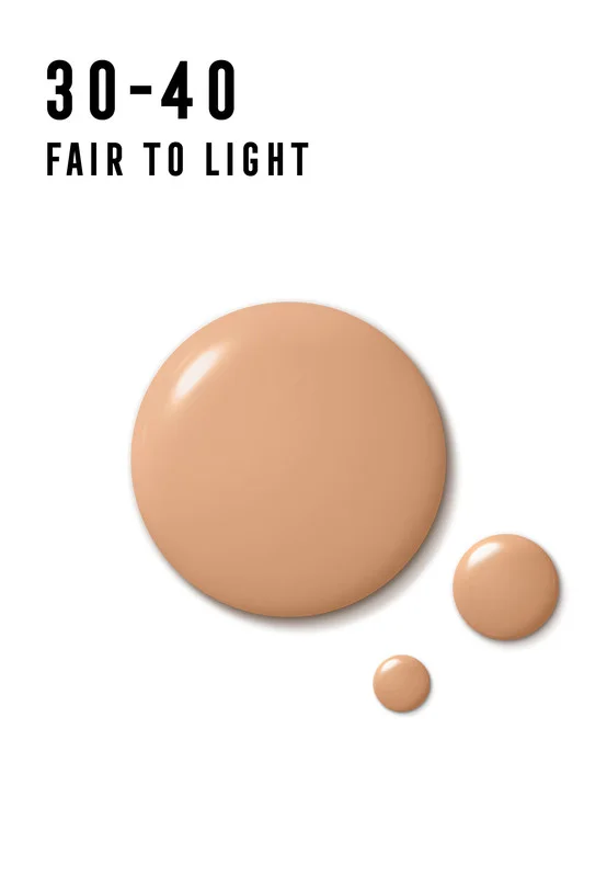 Max Factor Miracle Pure 2in1 Skin Reset Serum Foundation - 30-40 - Fair to Light, 30ml