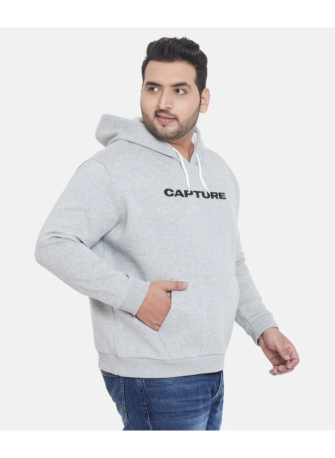 Instafab Plus Instafab Plus Men's Grey Capture Hoodie