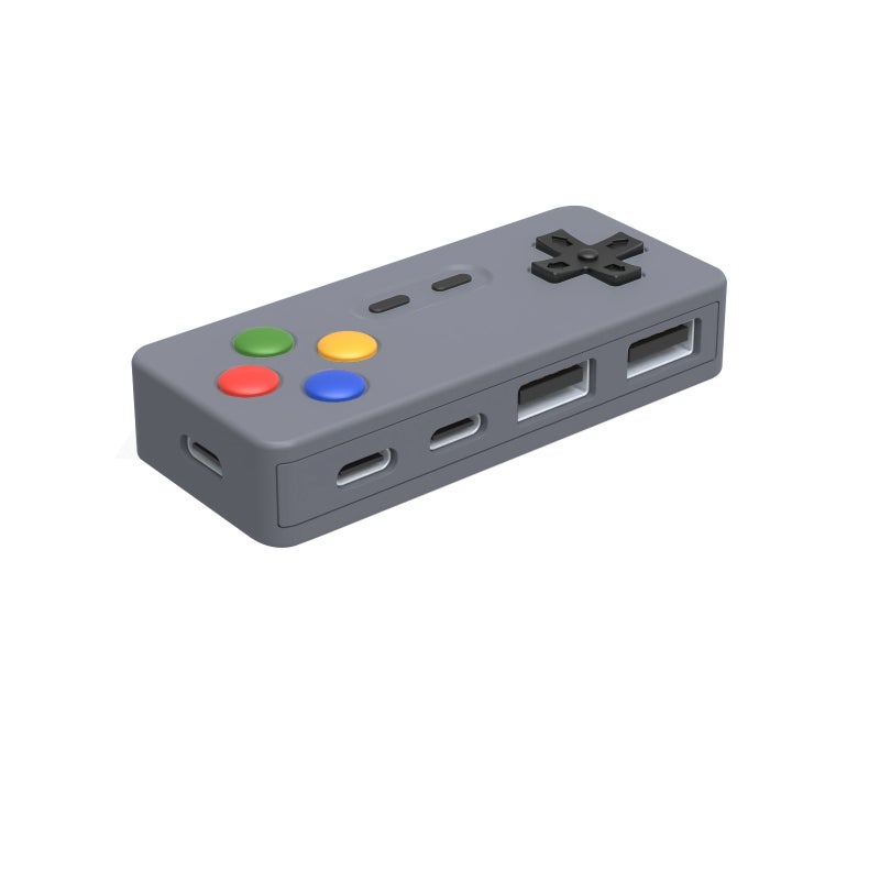 Creative Cartoon Gaming USB Hub 4-in-1 Multi-Port Expander - Image 1