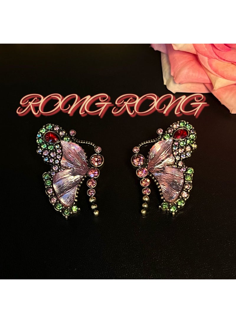Generic - Chic Sweet Fairy Butterfly PendantButterfly Stud Earrings Butterfly Stud Earrings - Image 1