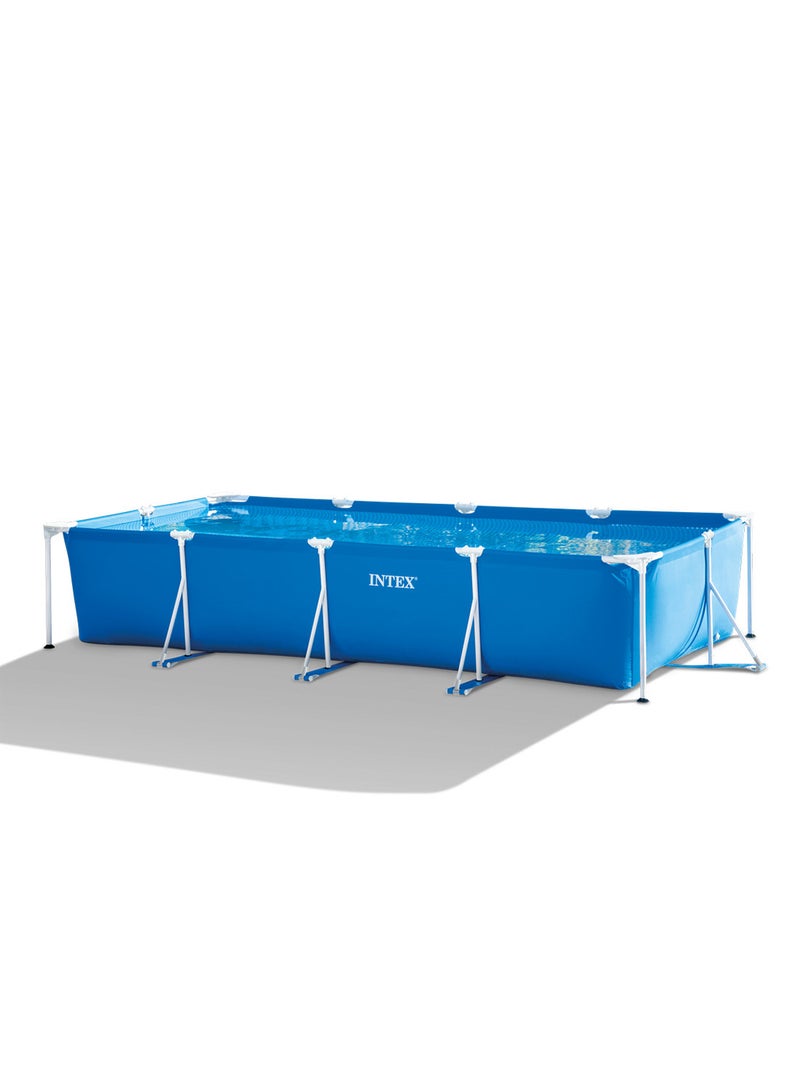 انتكس حوض سباحة للأطفال بتصميم فائق المتانة مزود بإطار قوي يدوم طويلاً 450x220x84سم - Image 1