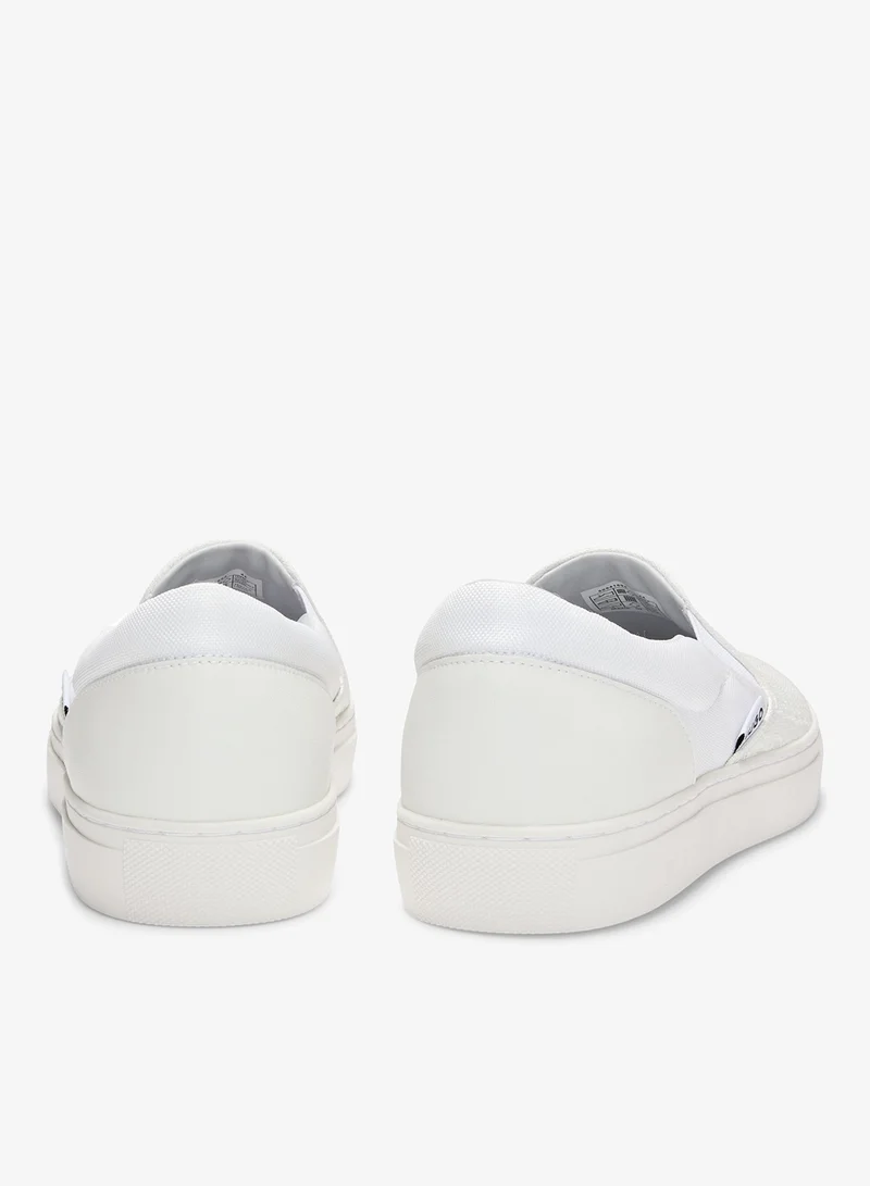 HUGO Slip-on shoes with logo vamp