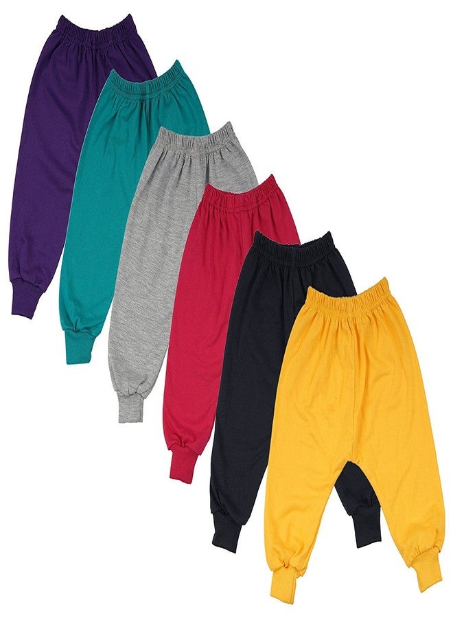 First Kids Step FARETO Combo of 11,Baby Rib Track Pants Pack of 6 & 5 Mom & Dad Theme T-Shirt Unisex (Newborn) Multicolour - Image 3