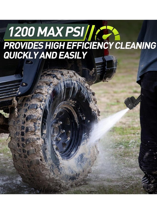 DUNISO Battery Powered Portable Cordless Pressure Washer, Handheld Car Mounted Pressure Washer, 180° Rotation, With 6-In-1 Nozzle, Suitable For Patio, Car, Floor, Fence, Deck, Garden, Indoor - Image 2