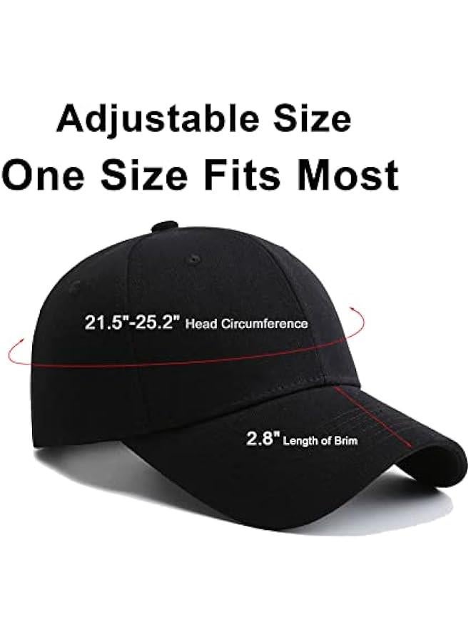 NPJY Baseball Cap Golf Dad Hat Adjustable Original Classic Low Profile Cotton Hat Unconstructed Plain Cap Men Women - Image 3