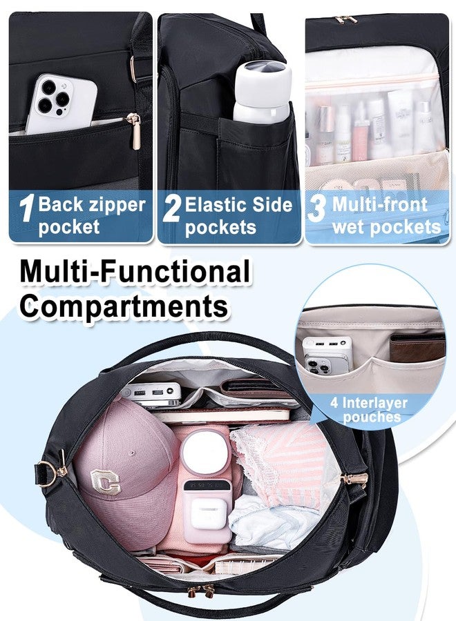Weitars Duffle Gym & Travel Bag - Weekender & Overnight Bag with Shoes Compartment & Wet Pocket, Carry-On Bag for Airplane Trips & Hospital Visits - Image 2