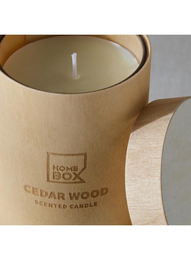 إيدين جرة شمعة خشبية من خشب الأرز 198 غ - Image 3