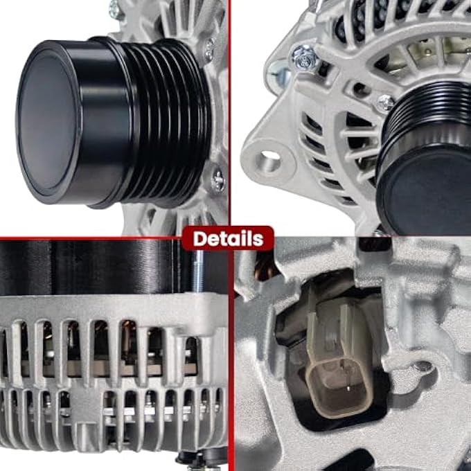 AOTPAT High Output Alternator for:-Dodge 2009 2020 Journey 2.4L L4,12V 160Amp, Alternador Replace # 04801490AA A2TX0281 4801490AA - Image 5