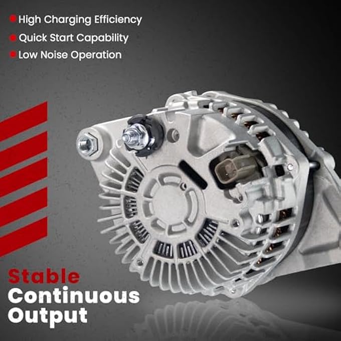 AOTPAT High Output Alternator for:-Dodge 2009 2020 Journey 2.4L L4,12V 160Amp, Alternador Replace # 04801490AA A2TX0281 4801490AA - Image 4