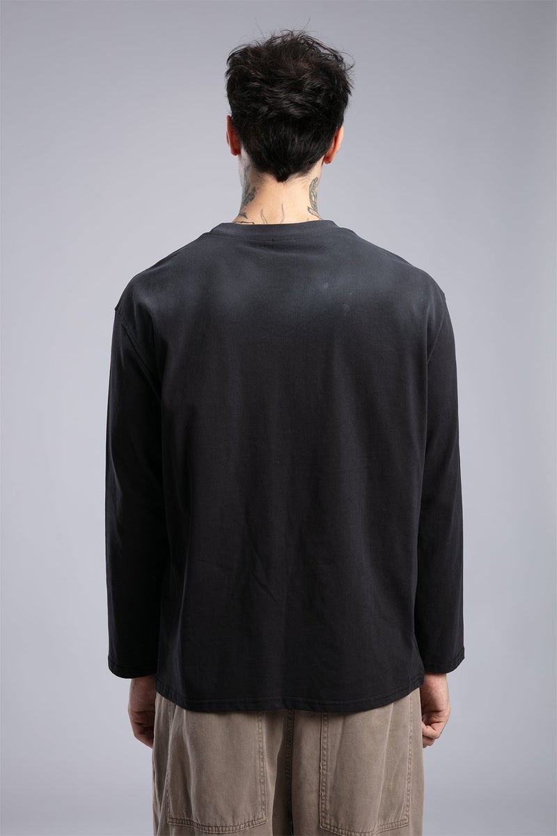 كاتش سويت شيرت خفيف أساسي بنقشة بخاخ - Image 5