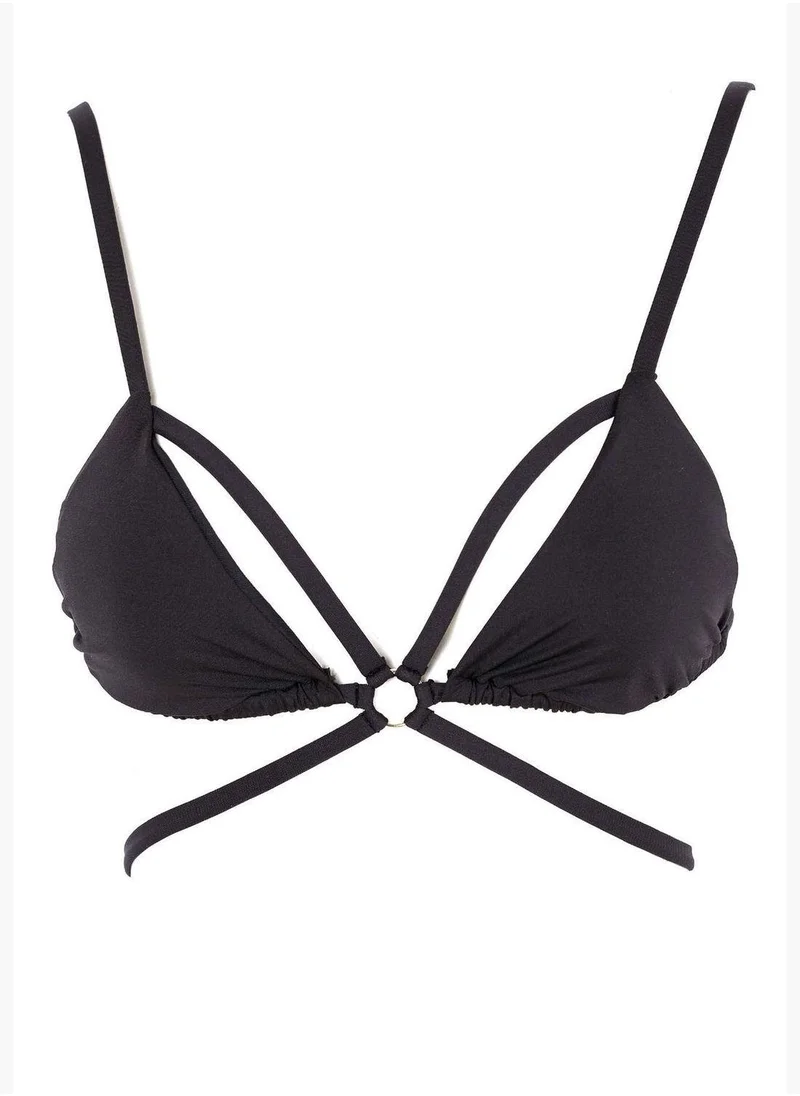 ديفاكتو Regular Fit Strappy Bikini Top