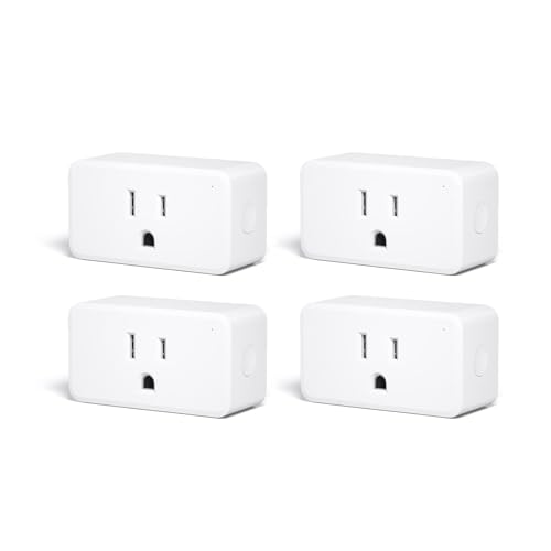 THIRDREALITY ZigBee Smart Plug 4 Pack with Real-time Energy Monitoring,15A Outlet, Zigbee Repeater,ETL Certified,ZigBee Hub Required,Work with Home Assistant,Compatible Echo Devices and SmartThings - Image 1