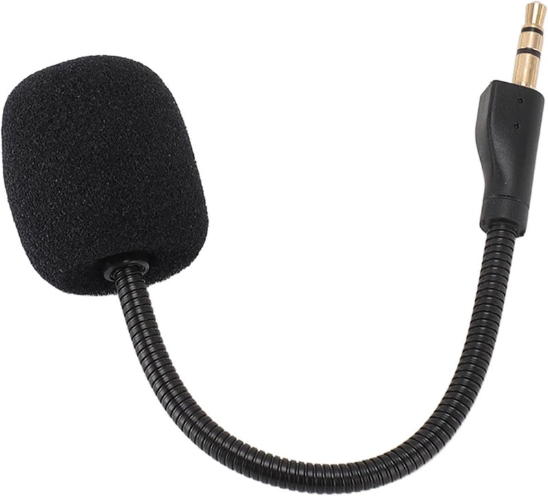 Ejoyous Replacement Game Mic, 3.5mm Gold Plated Jack Noise Cancelling Gaming Microphone with Foam Cover, for LogitechG PRO X Wireless Gaming Headsets - Image 1