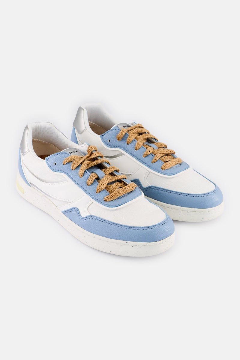 GEOX Women Ja Ysen Lace Up Casual Shoes, Multicolor - Image 1