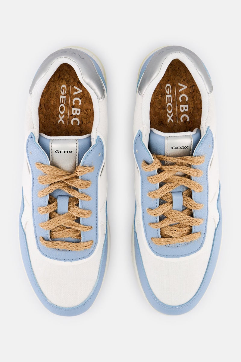 GEOX Women Ja Ysen Lace Up Casual Shoes, Multicolor - Image 3