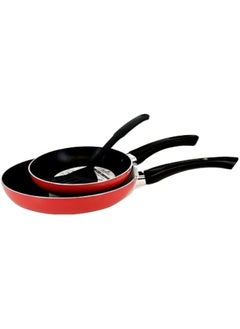 3pcs Non-Stick Cookware Set Non stick coating Soft grip handles