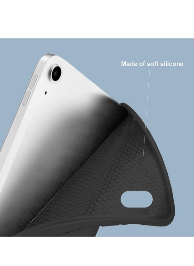 vesus Soft Smart Case with Pencil Holder Foldable Stand Compatible with iPad 10.2 Inch 9th / 8th / 7th Generation 2021/2020 / 2019, iPad Air 3rd Generation, iPad Pro 10.5 Inch (Deep Navy Blue) - Image 3