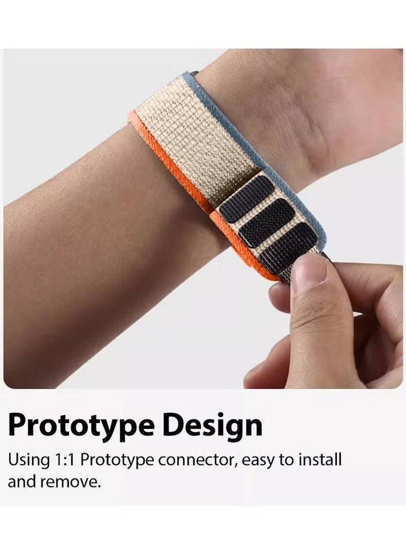 (Pack of 3) Trail Loop  Band Strap for  Ultra 1/2 49mm 46mm 45mm 44mm 42mm Breathable Nylon Compatible with  Series 10 9 8 7 6 5 4 3 2 1 SE - Image 3