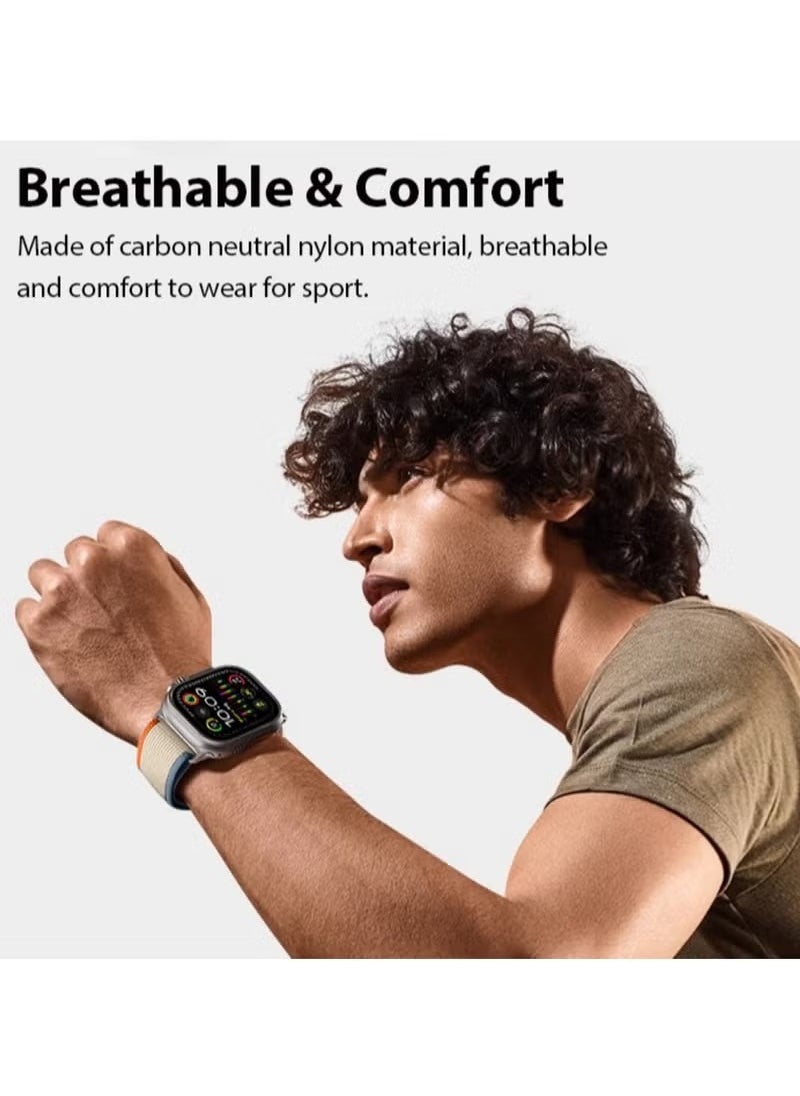 Generic - (Pack of 3) Trail Loop Watch Band Strap for Apple Watch Ultra 1/2 49mm 46mm 45mm 44mm 42mm Breathable Nylon Compatible with iWatch Series 10 9 8 7 6 5 4 3 2 1 SE - Image 1