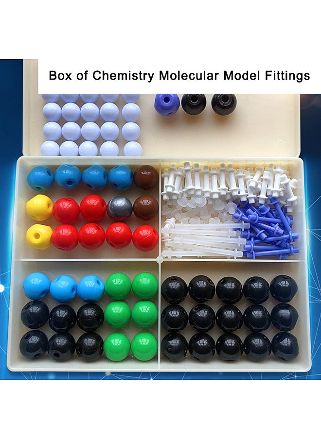 Generic - Chemistry Molecular Model Kit Organic and Inorganic Modeling Set Science Teaching Learning Aids for Teacher Students - Image 1
