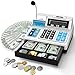 BAODLON Calculator Cash Register 103 Pcs Toy Cash Register Store Set with Microphone Credit Card and Banking for Kids Toddler Math Learning Toys Preschool Gifts for 3 4 5 6 7 8 Years Old Boy Girl - Image 3