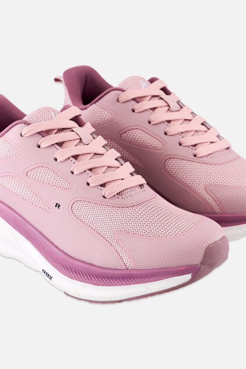 RBX أحذية جري للنساء مزودة بأربطة، وردي - Image 3