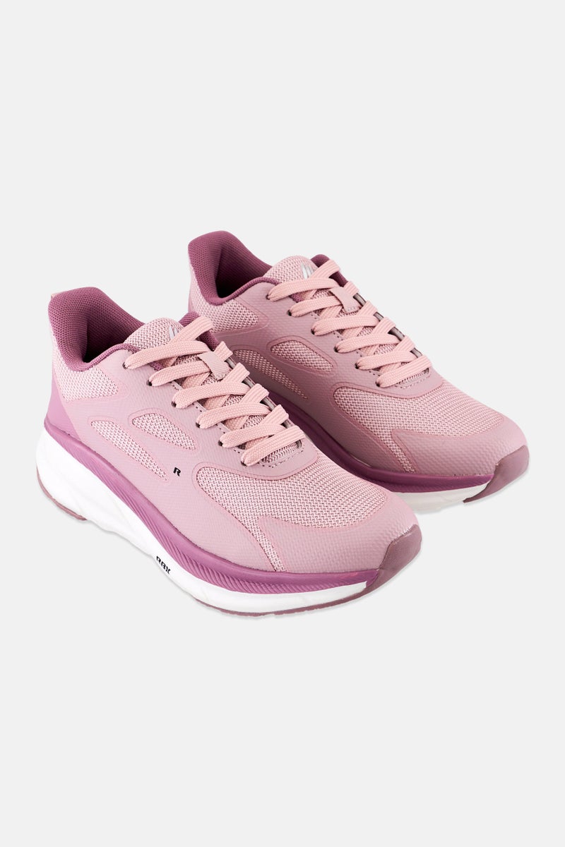 RBX أحذية جري للنساء مزودة بأربطة، وردي - Image 1
