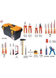 Ceta Form 31 Piece Electrician Tool Set in Plastic Case G99-0431+A27-19PL  - Image 2