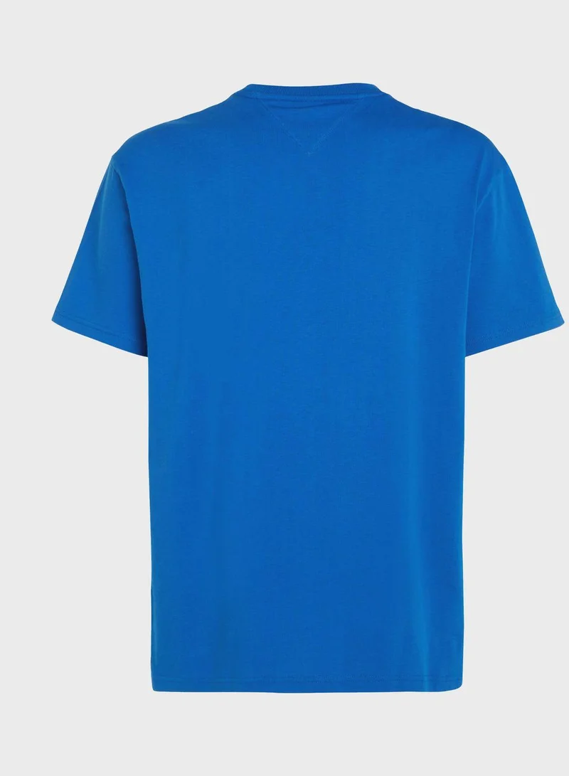 TOMMY JEANS Monogram Crew Neck T-Shirt