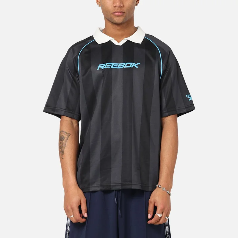 Reebok Retro Footy Polo Men's T-Shirt - Black