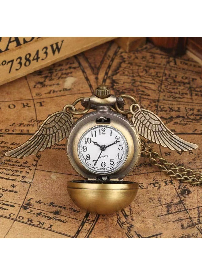 KUYING New Retro Flip Pendant Commemorative Watch 