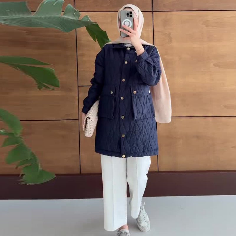 2025 Autumn Fashion New Long-Sleeve Single-Breasted Casual Jacket With Pockets - Image 2